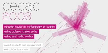 European course of contemporary art curators