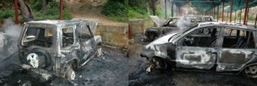 Burnt Vehicles