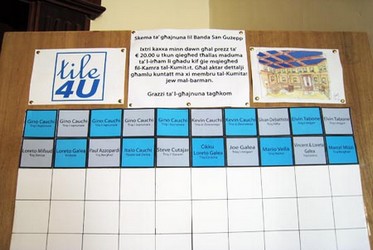 Ghajnsielem Band Club launch Tile4U scheme