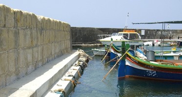 Repair work complete on the Menqa wall Marsalforn