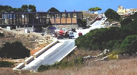 Reminiscent of a similar eyesore overlooking Dwejra
