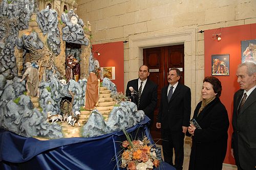 Christmas Crib by Gozitan artist Michael J Cutajar Zahra