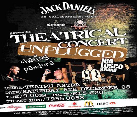 Ira Losco and Chasing Pandora in concert at the Astra