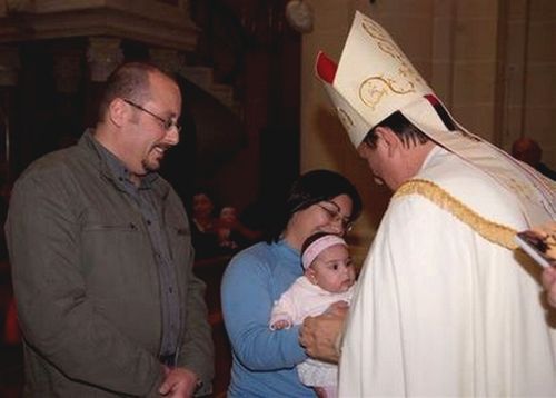 Annual presentation of babies to Our Lady of Ta’ Pinu