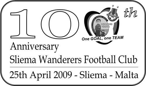 Sliema Wanderers Football Club 100th anniversary special hand postmark