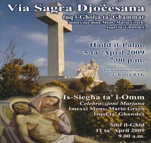 Way of The Cross to be held on Ta’ Ghammar Hill