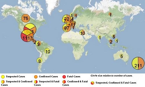 WHO flu update reports 1,124 cases in 21 countries WHO flu update reports 1,124 cases in 21 countries