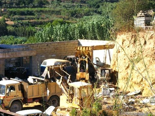 MEPA takes direct action at Nadur scrapyard