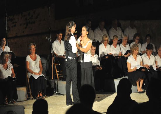 Musical "Besieged" held on the St Michael's Bastions