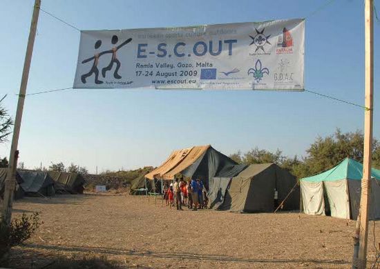 Xaghra Scout group holds an eight day camp at Ramla