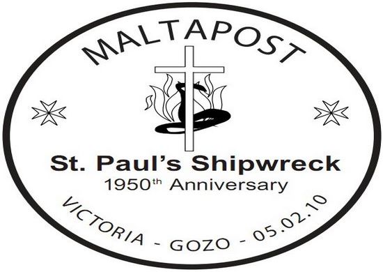 Special Hand Postmark-St Paul’s Shipwreck anniversary Special Hand Postmark-St Paul’s Shipwreck anniversary