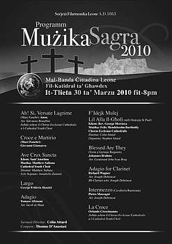 A Concert of Sacred Music to be held at the Gozo Cathedral