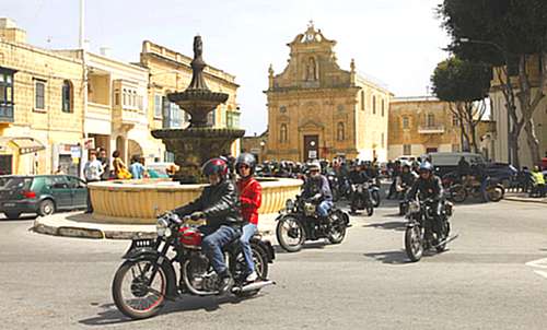 2nd International Classic Motorcycle Weekend visits Gozo