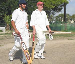 Marsa C.C. play Ampthill Town C.C. from the UK