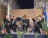 Gozo’s Island Brass Quintet perform ‘Fanfares in an alley’