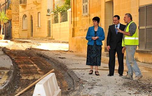 Nadur Local Council road works programme well underway