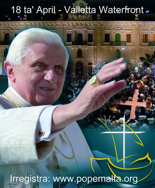 Pope’s meeting with young people at Valletta Waterfront