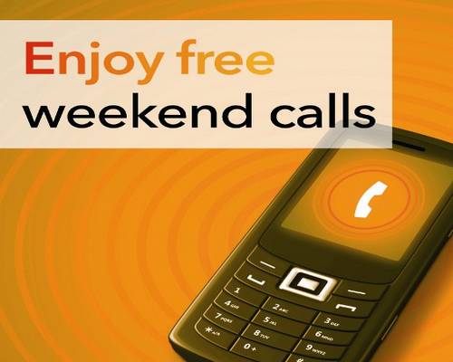 GO mobile offers free weekend calls for their customers