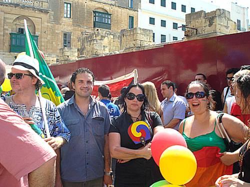 AD participates in the Gay Pride March held in Valletta