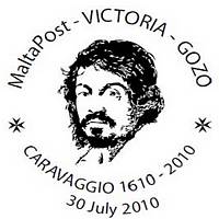 Special Gozo Hand Postmark – CARAVAGGIO 1610-2010