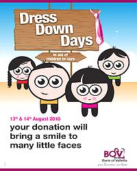 BOV ‘Dresses Down’ for charity in branches this week