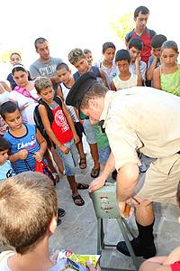 FWA and BOV bring the experience of war to students