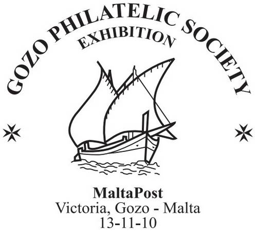 Special Hand Postmark for Gozo Philatelic Society Exhibition