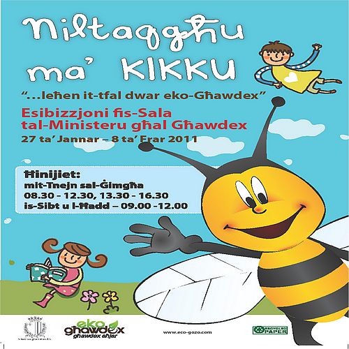 Exhibition to take place on children’s views on eco-Gozo