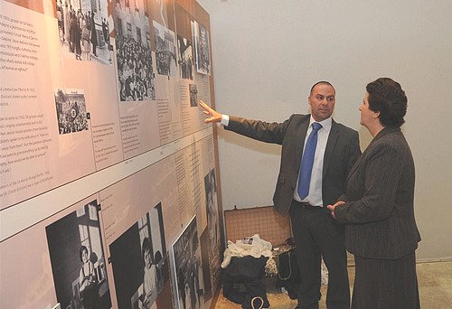 Anne Frank-Grajja ghal Zminijietna exhibition at the Citadella