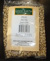 Environmental Health warning on various pine nuts brands