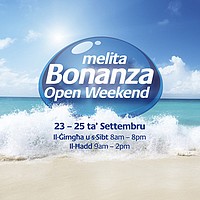 Melita is holding another Bonanza Open Weekend