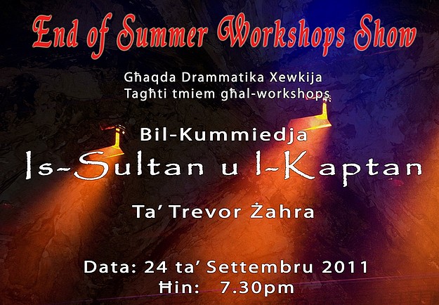 Ghaqda Drammatika’s End of Summer Workshops Show