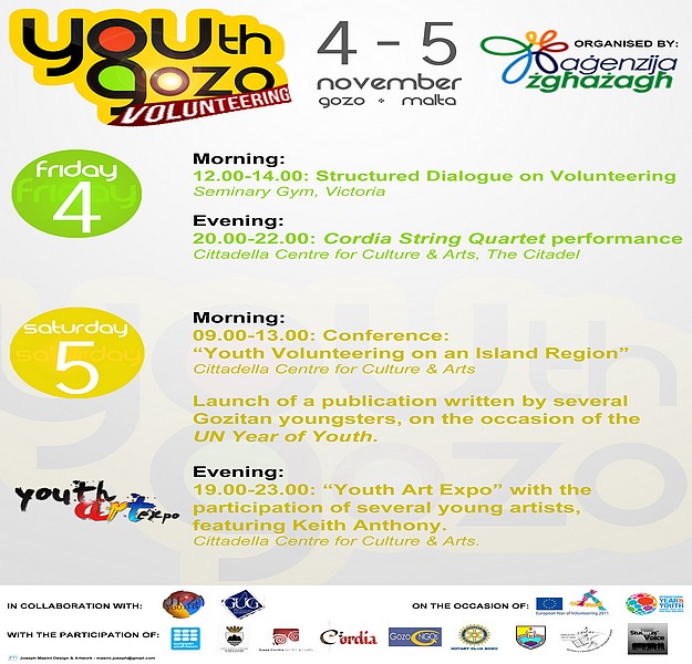 Youth Gozo Volunteering information and entertainment Youth Gozo Volunteering information and entertainment