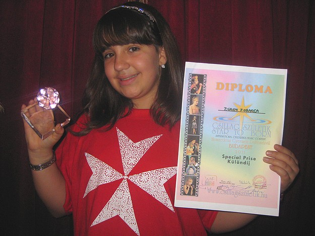 Xaghra’s Diana Formosa wins special prize in Hungary Xaghra’s Diana Formosa wins special prize in Hungary