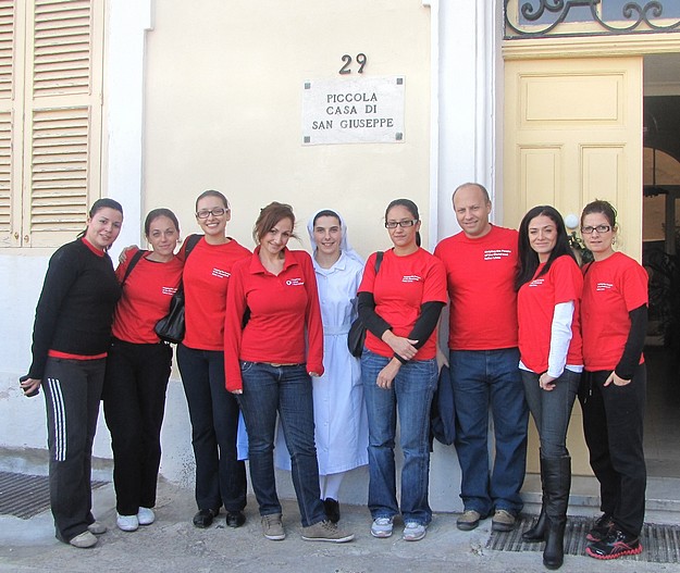 Vodafone staff help out at Piccola Casa di San Giuseppe