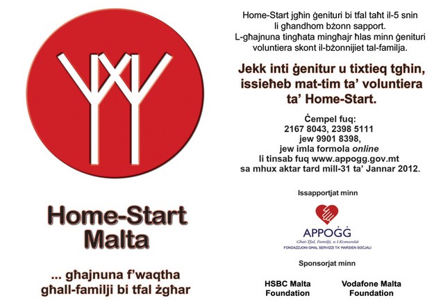 Home-Start Malta is looking for new volunteers for team