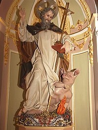 The traditional feast of Saint Anthony the Abbot in Xaghra