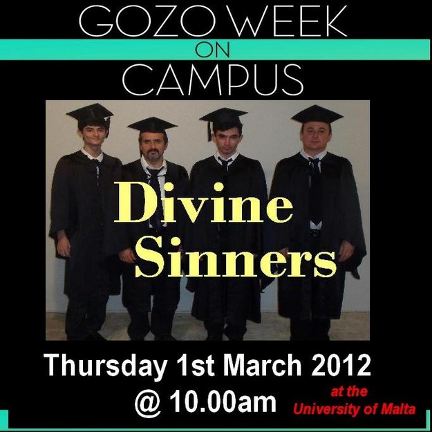 Gozitan rock band Divine Sinners at ‘Gozo Week on Campus’