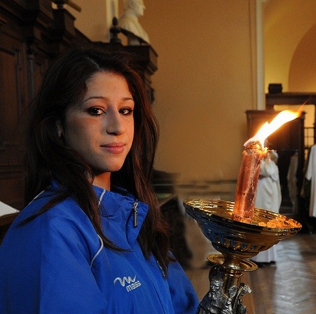 Benedictine Torch being lit today at St John’s Co-Cathedral Benedictine Torch being lit today at St John’s Co-Cathedral
