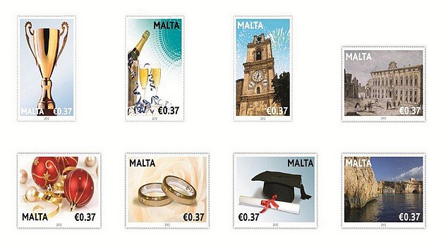 MaltaPost commemorative stamp Issue –  Occasions 2012