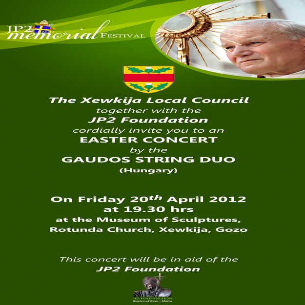 JP2 Foundation concert with Gaudos String Duo of Hungary