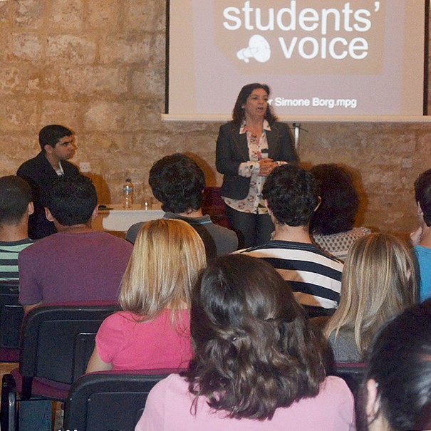 Students’ Voice discussion held in Gozo with Dr Simone Borg