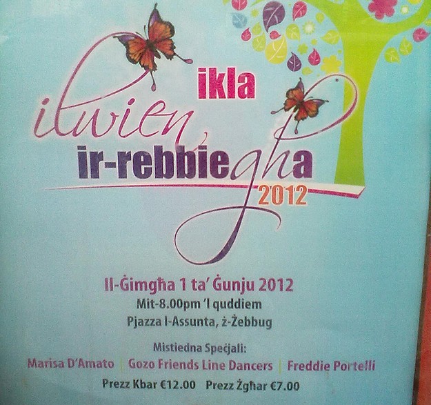 ‘Ikla Lwien ir-Rebbiegha’ being held in Zebbug on Friday