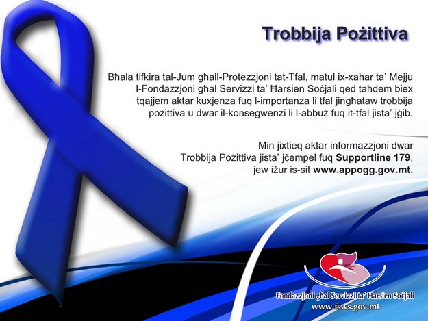 A positive upbringing for children – Blue Ribbon Campaign