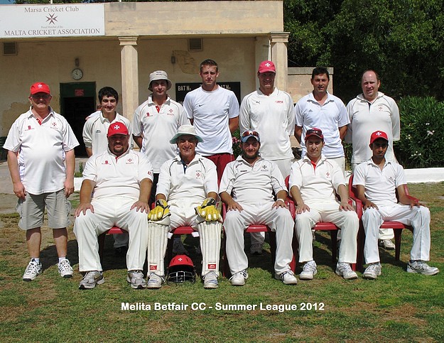 A win for Melita Betfair C.C in the Cricket Summer league