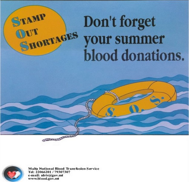 Donate blood at Gozo Hospital & Ghajnsielem Band Club