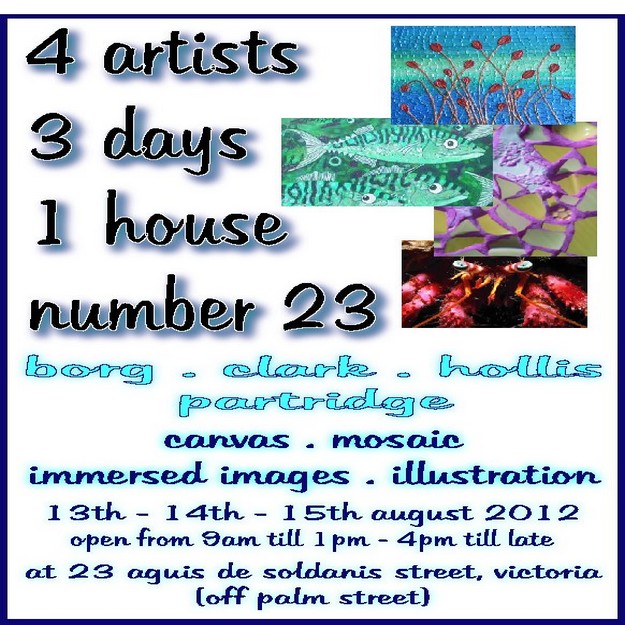 ‘4 artists, 3 days, 1 house, number 23’ exhbition in Victoria ‘4 artists, 3 days, 1 house, number 23’ exhbition in Victoria