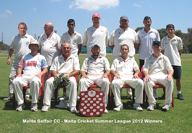 Melita Betfair C.C bowled out in the cricket summer league