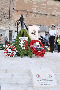Monument unveiled to commemorate Santa Marija convoy