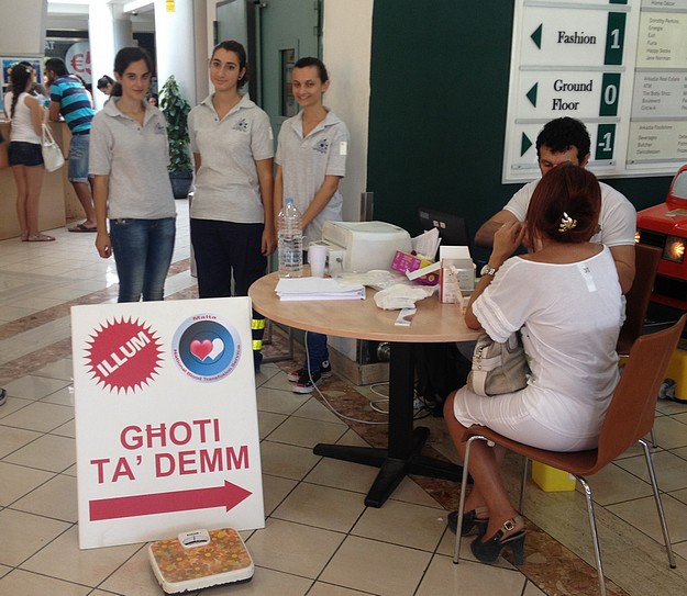 Good response to E.R.R.C. blood drive held at Arkadia Gozo